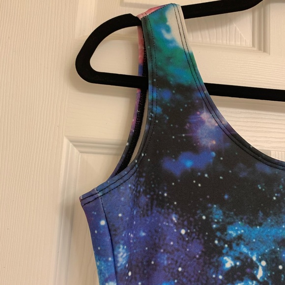 Galaxy Print Scuba/Body Con Dress - Picture 2 of 7